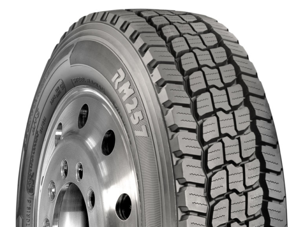 The Roadmaster RM257 is an entirely new drive tyre that a Three-Peak Mountain Snowflake certification. (Photo: Cooper Tire)