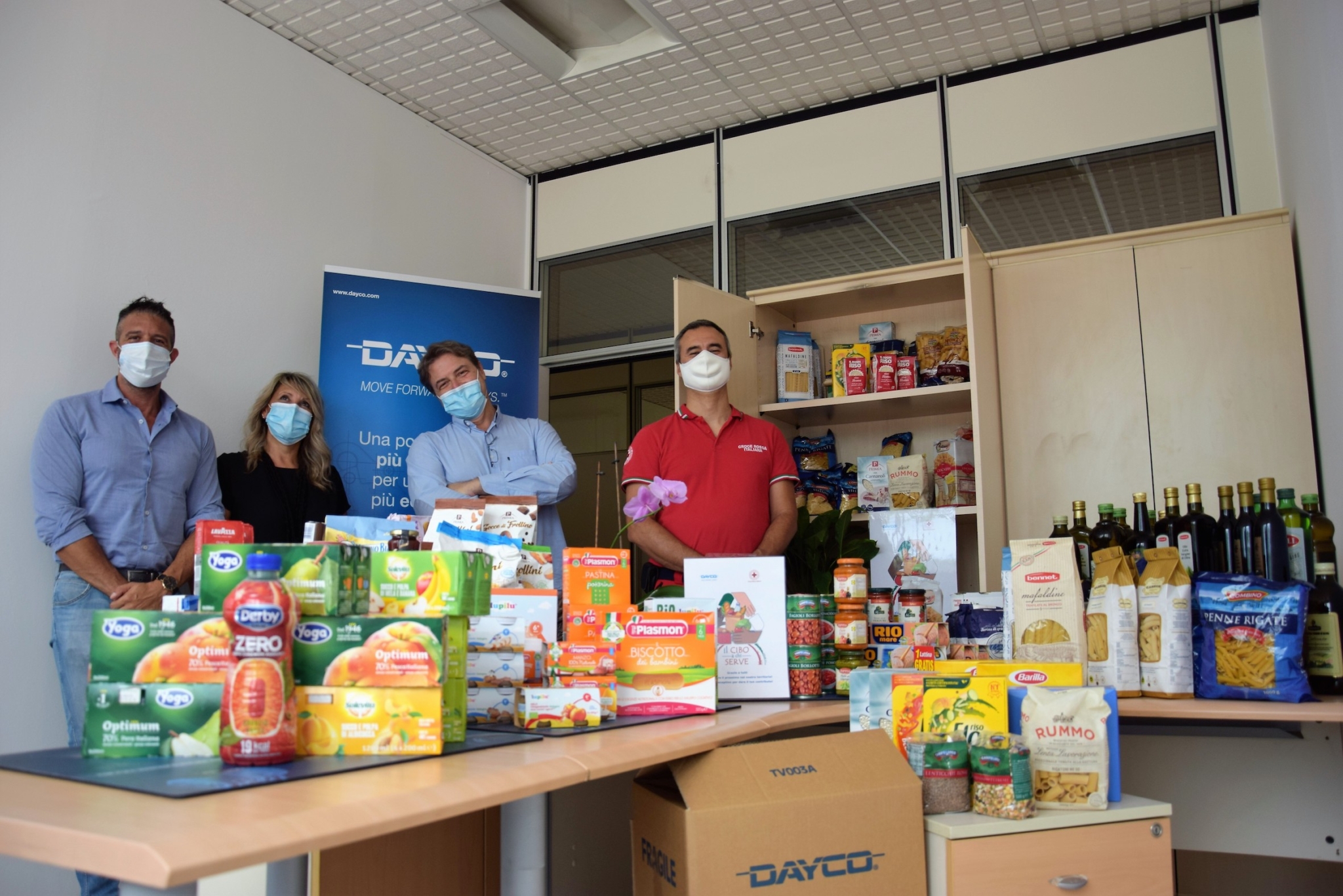 Dayco opens food bank at Italian facilities