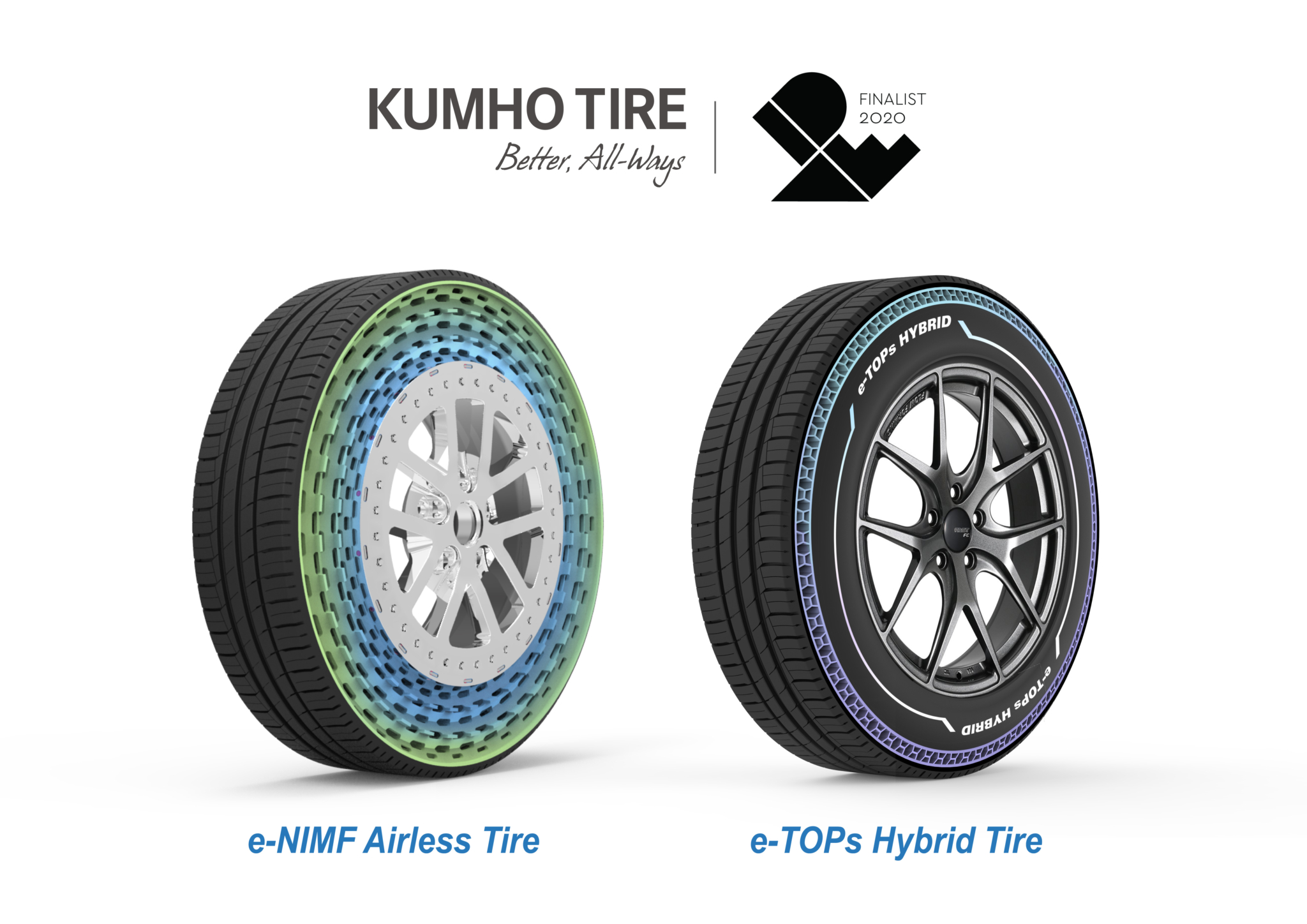 Kumho wins Idea design awards for airless and hybrid tyres