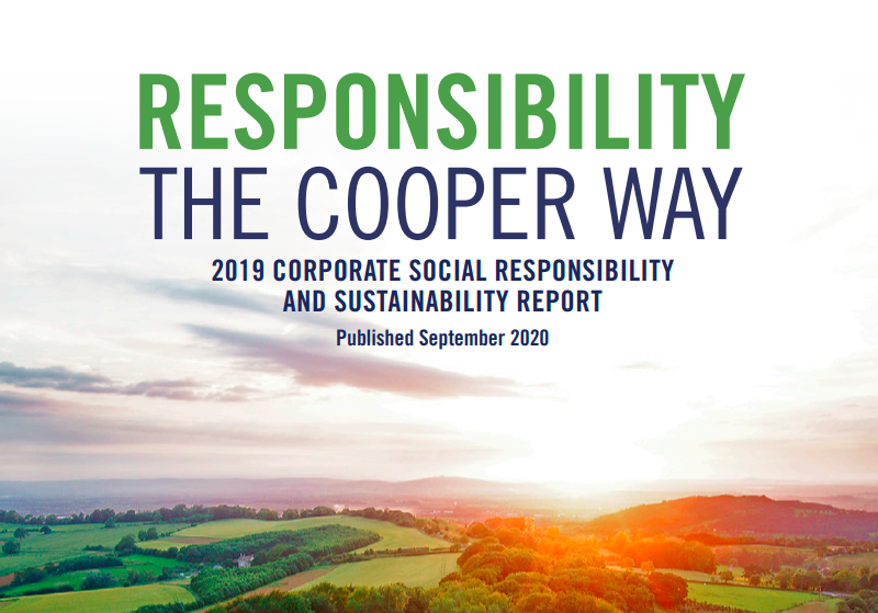 Cooper Tire publishes 2019 Global Sustainability Report