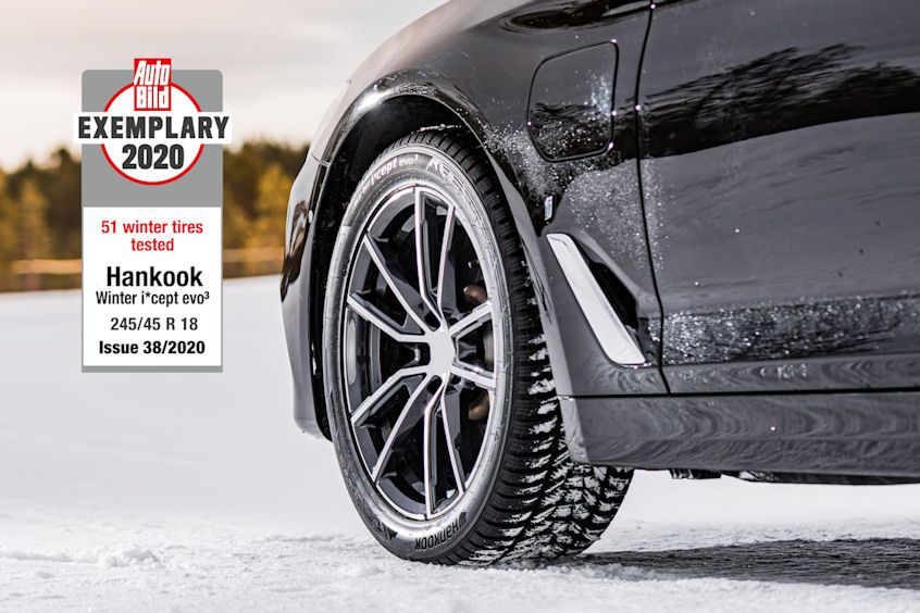 New Hankook winter tyres – 1st test success with Auto Bild