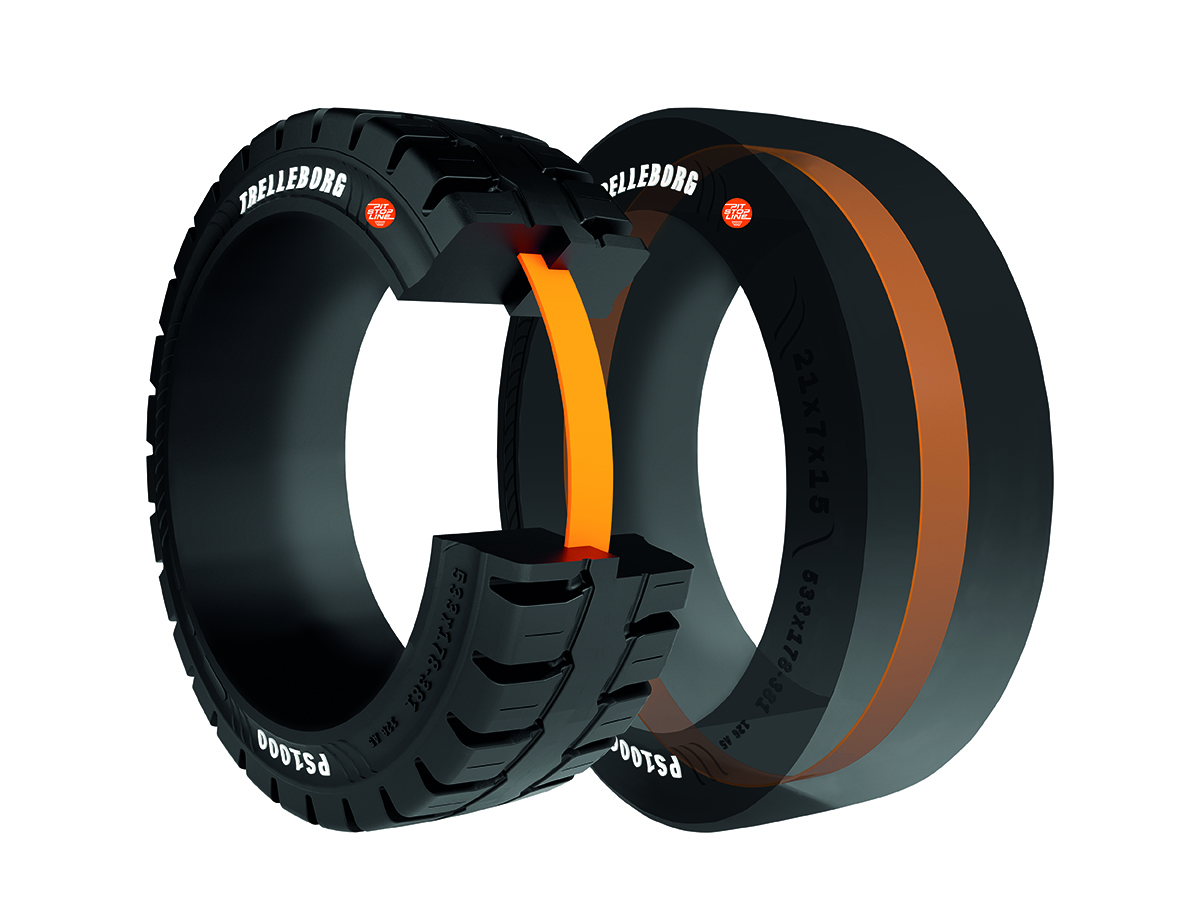 Trelleborg launches next-generation PS1000 material handling tyre