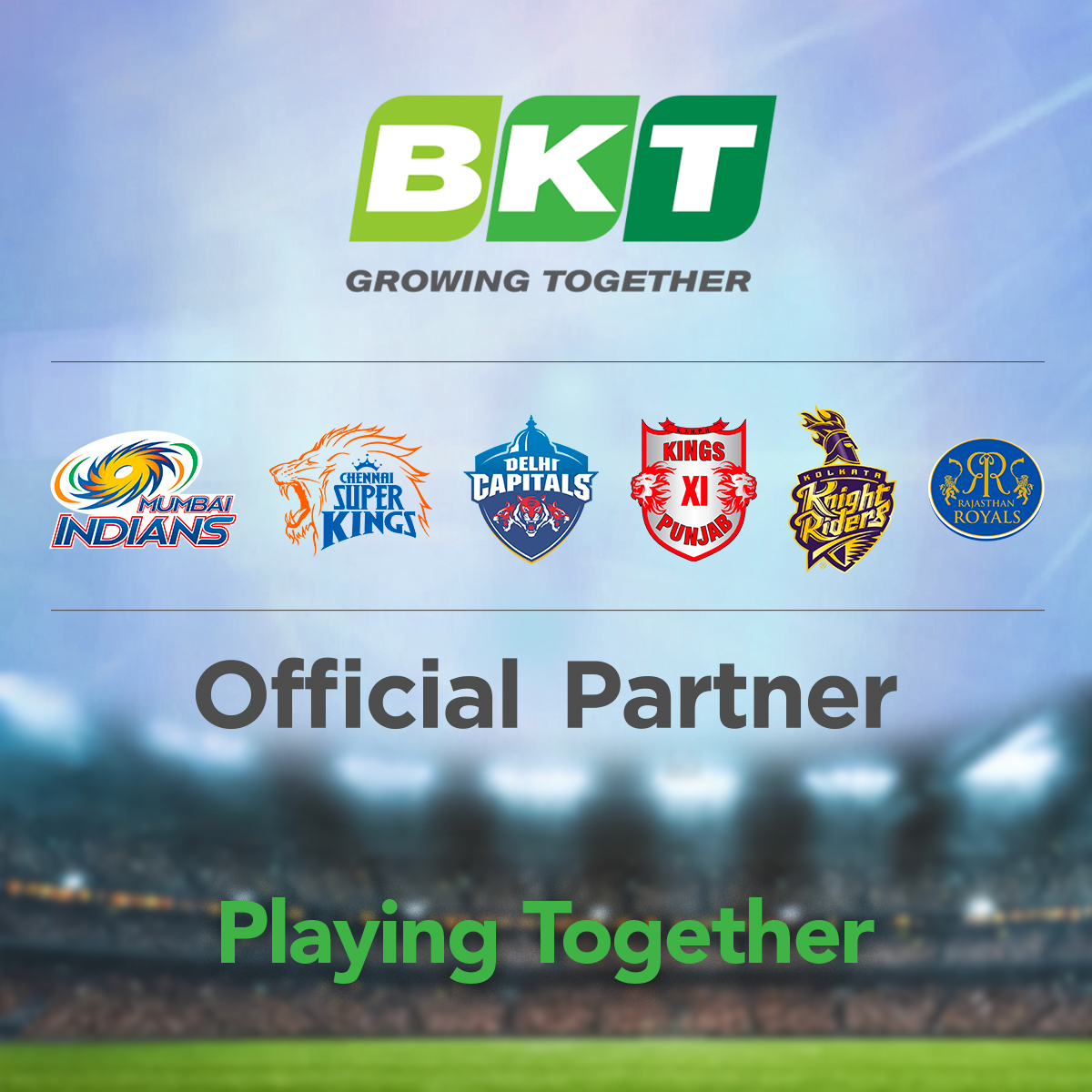 BKT sponsors 6 IPL cricket franchises