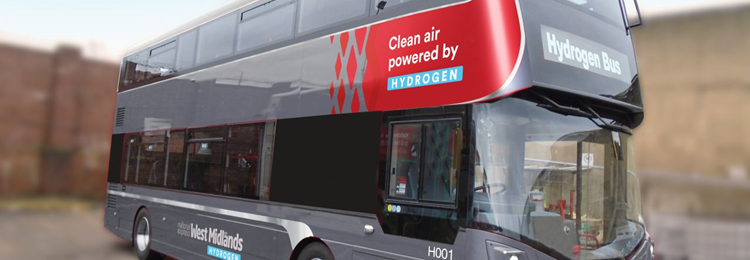 Birmingham Council orders 20 double-decker hydrogen-powered buses