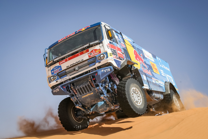 Goodyear-shod trucks dominating Dakar 2021