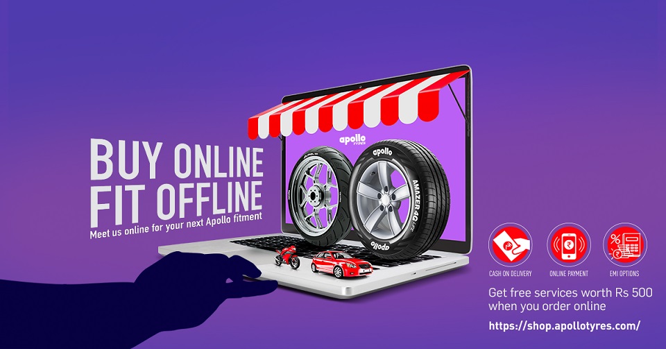 Apollo launches e-commerce portal for car, motorcycle tyre direct sales in India