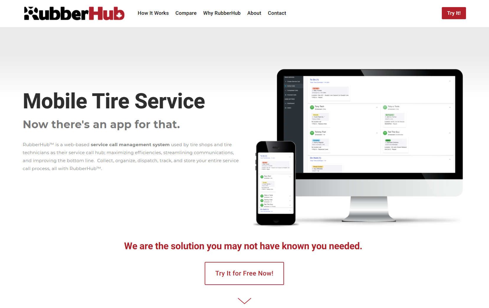 Using technology to create efficiencies in mobile tyre service