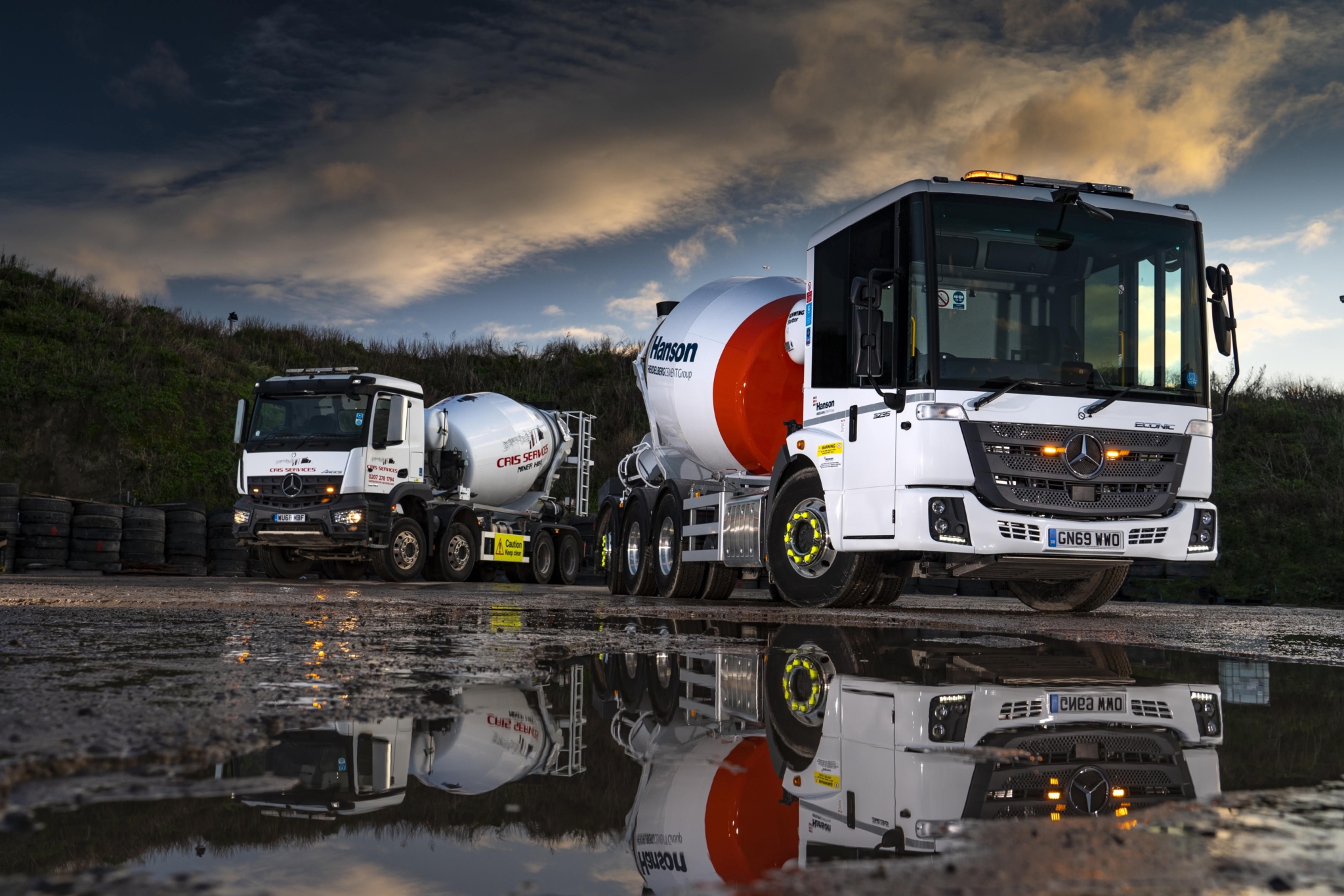 Cement transporter saves on tyres and time with AES workshop solutions