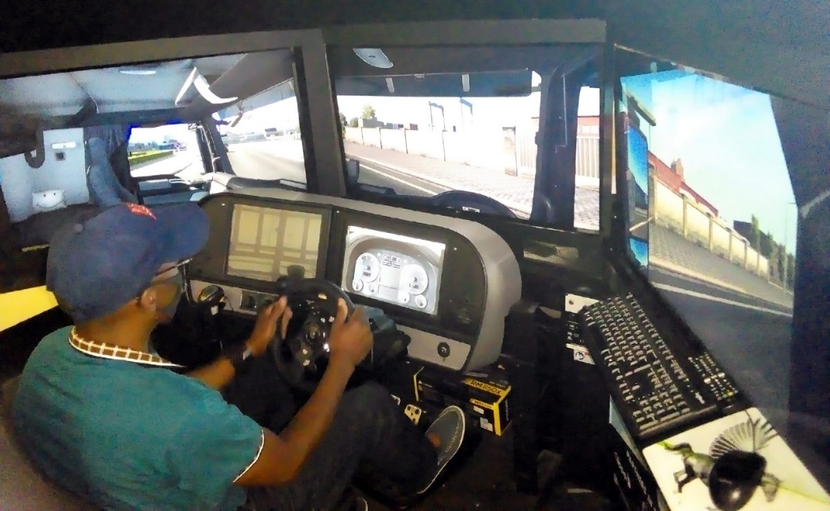 Industry works together on Zambian driver simulator