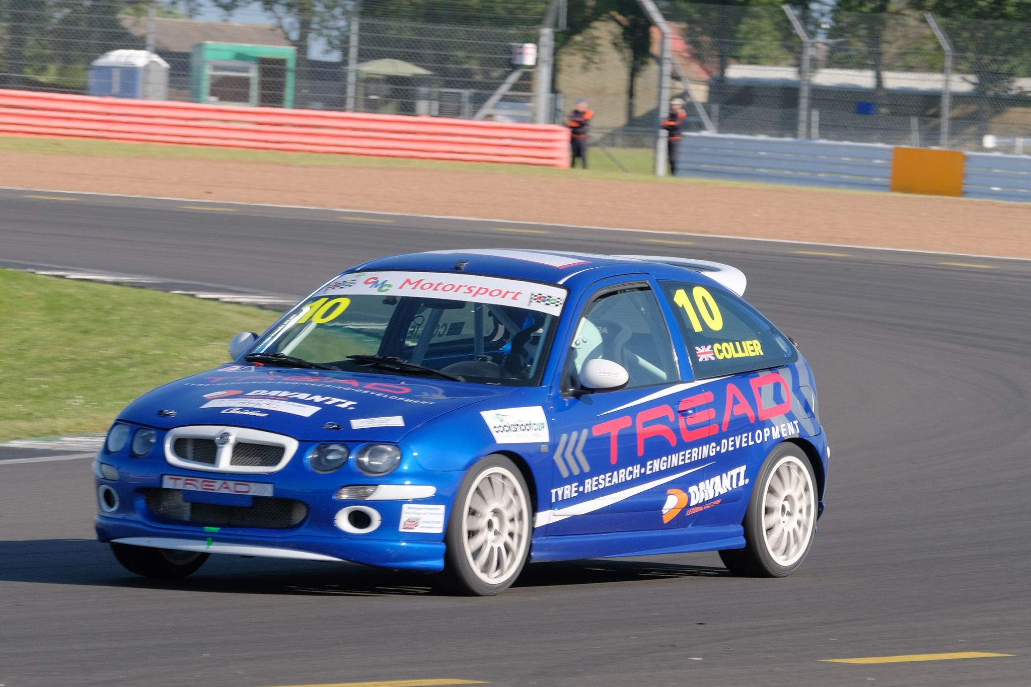 Tread test driver triumphs at Silverstone in MG series