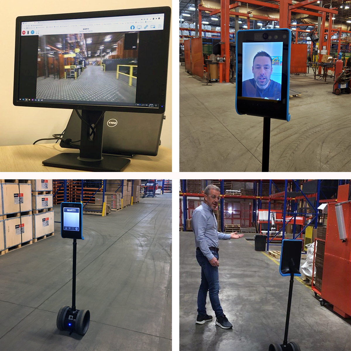 Martins Industries “welcomes” robot tour guide