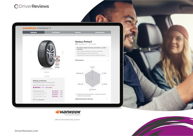 Hankook adds DriverReviews-powered reviews to UK website