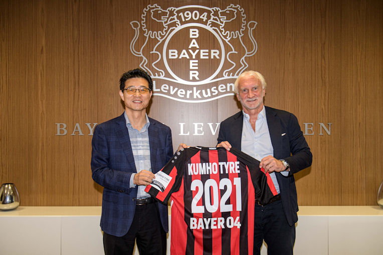 Football: Kumho continuing as tyre partner to Bayer 04 Leverkusen