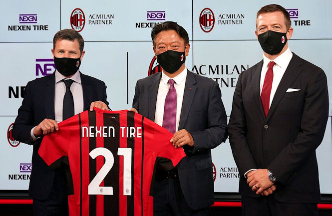 Football: Nexen Tire becomes AC Milan’s tyre partner
