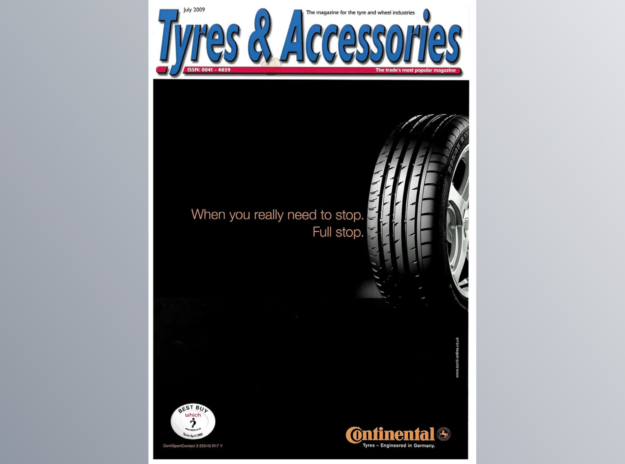 Tyres Accessories Magazine July 2009 Tyrepress