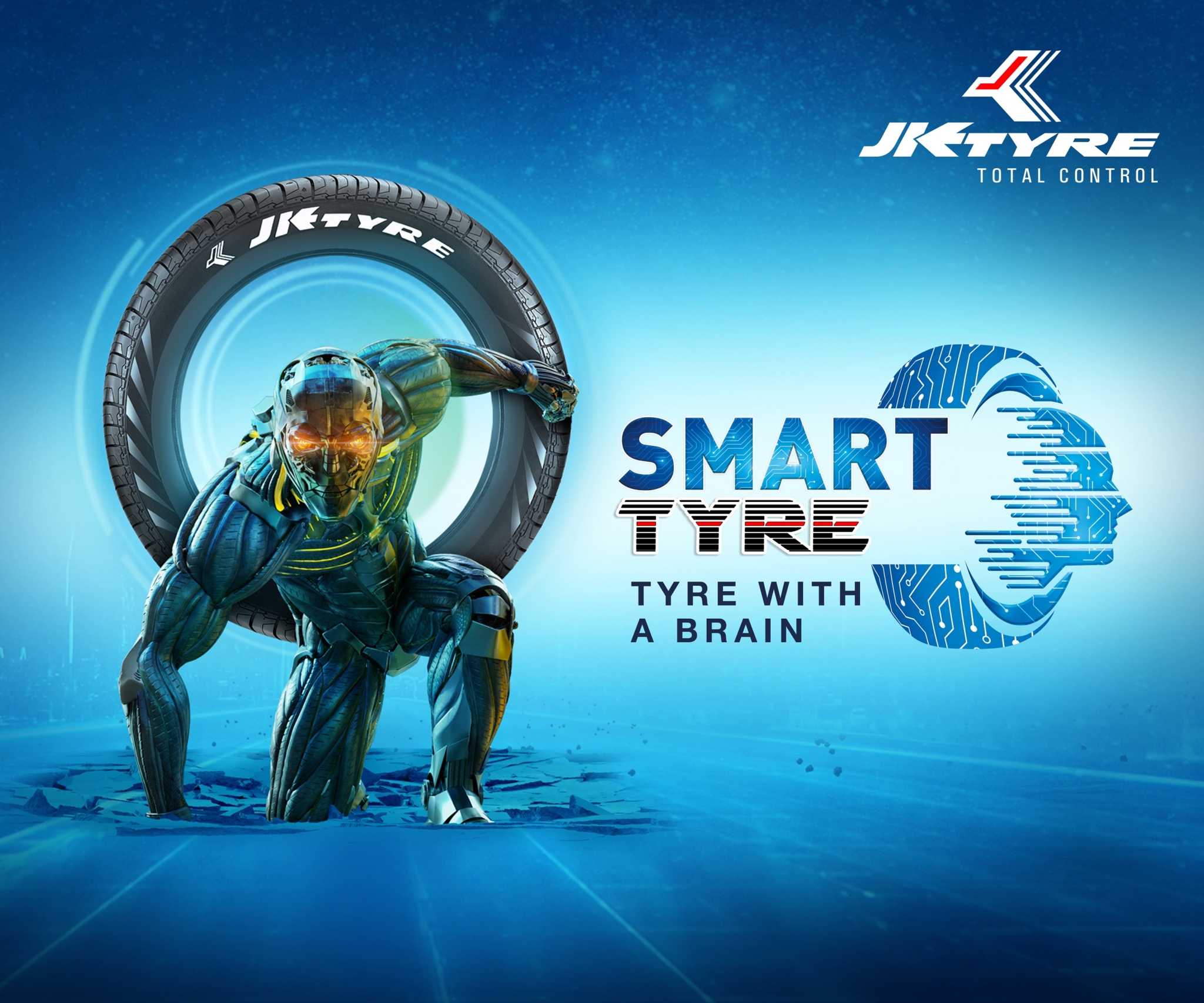 JK Tyre markets ‘tyres with a brain’