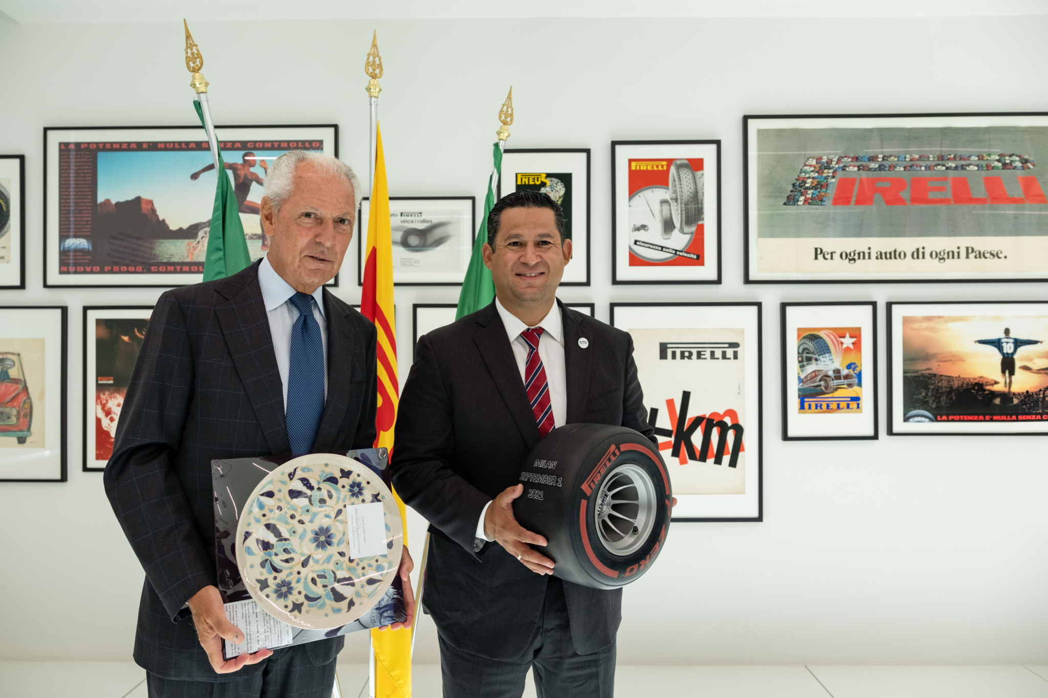 Guanajuato governor visits Pirelli in Milan to discuss company’s Mexico plant