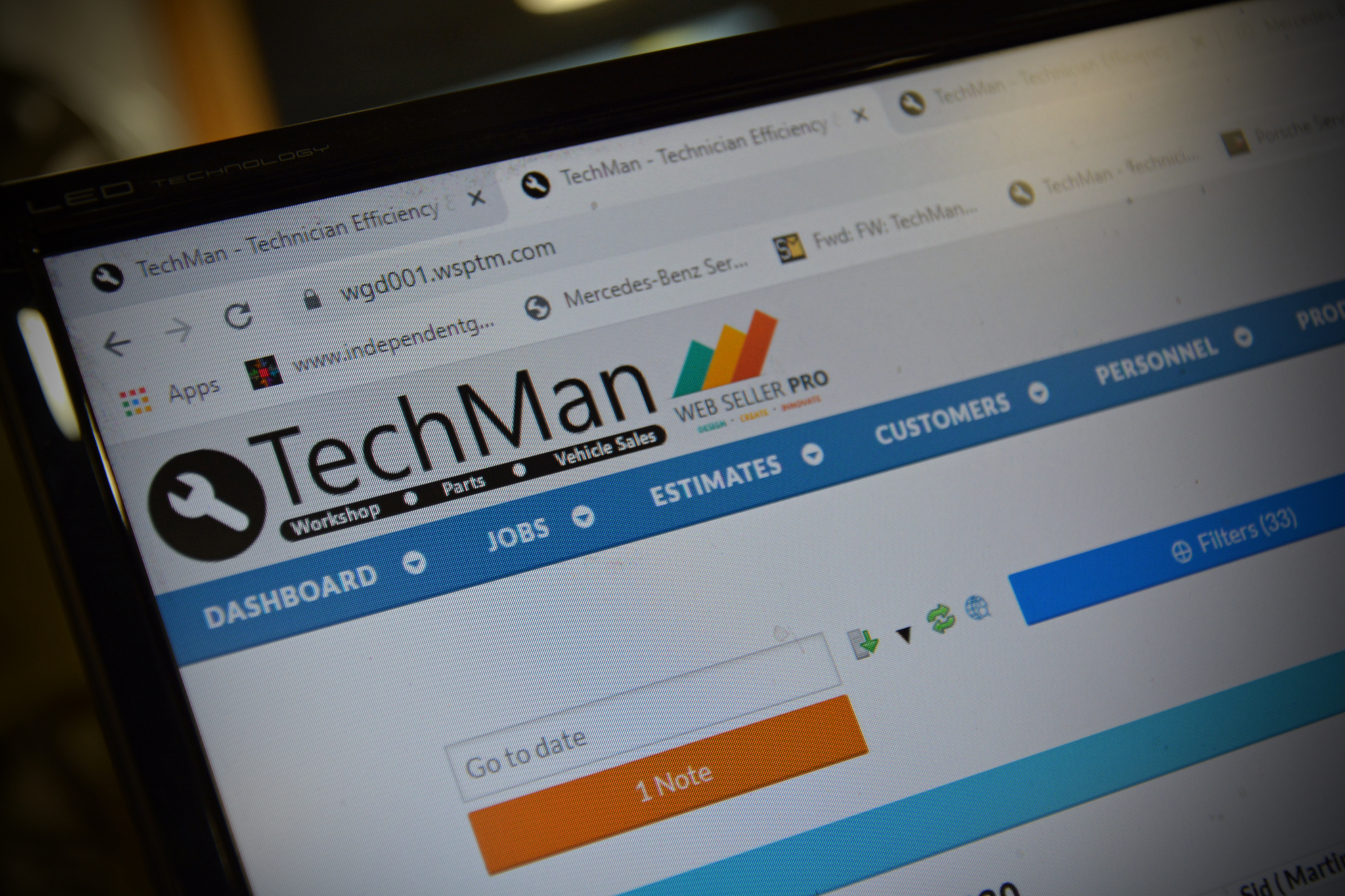 New TechMan website reflects Garage Management System development
