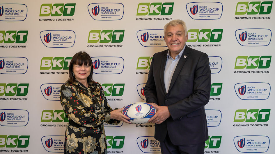 BKT official off-highway tyre supplier to Rugby World Cup