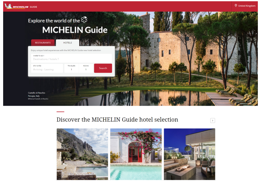 Michelin Guide extends remit to hotels
