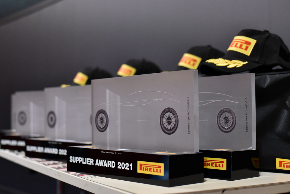 Materials, machinery suppliers feature strongly in Pirelli Supplier Awards