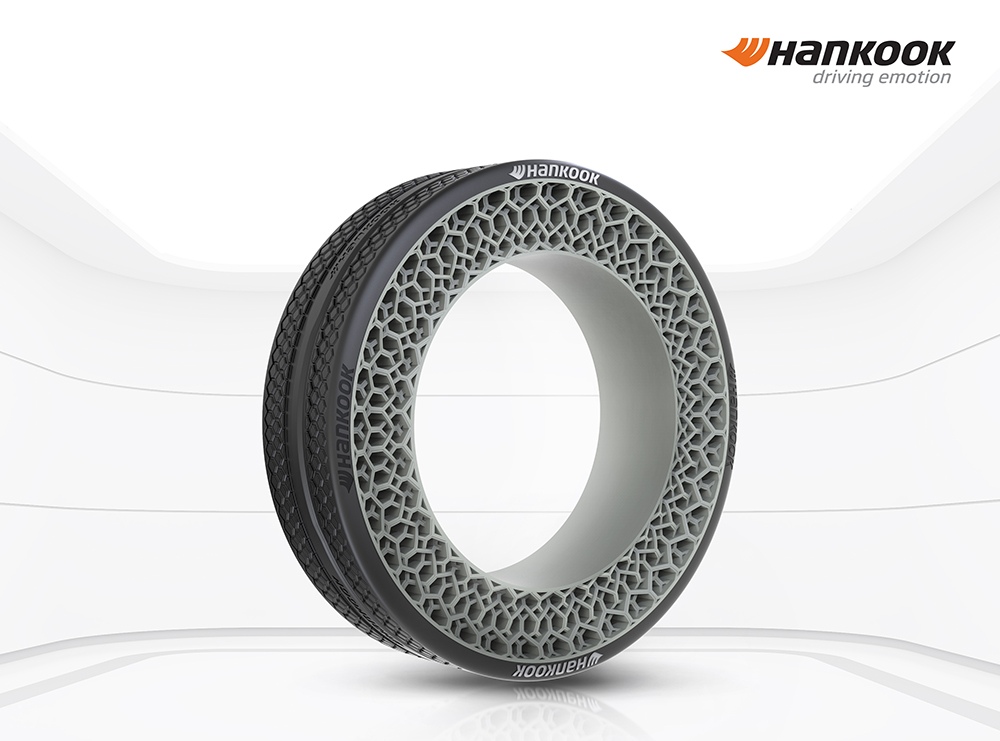 Hankook showing non-pneumatic i-Flex at CES 2022
