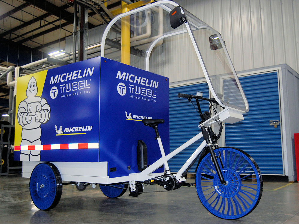 CES debut for Michelin airless last-mile solution