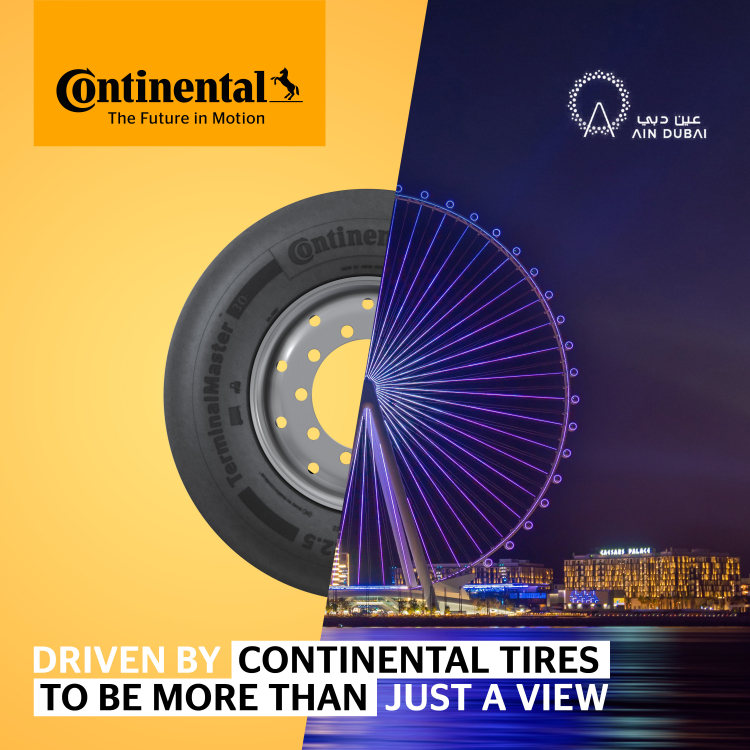 Largest observation wheel using Continental tyres