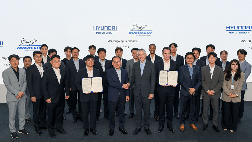 Michelin to continue R&D with Hyundai