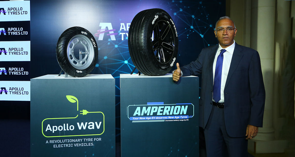 Apollo launches first EV-specific tyres
