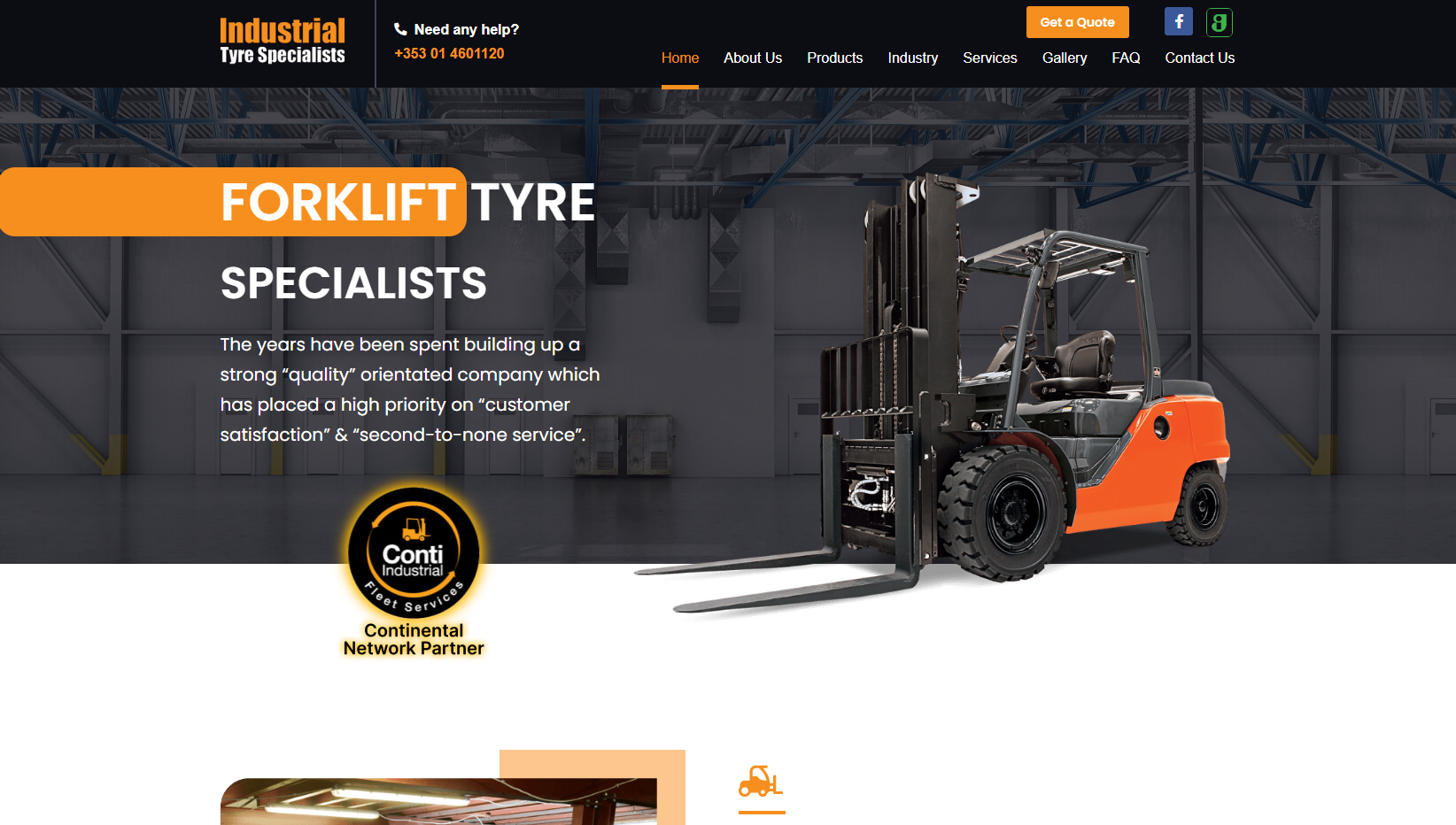 industrialtyres.ie launched by Industrial Tyre Specialists