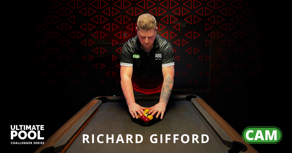 CAM renews sponsorship of pool player Richard Gifford