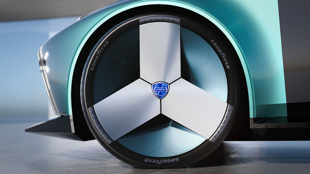 Goodyear tyres for Lancia concept car