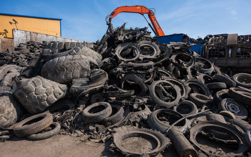 Russia: 40-50% of tyres recycled