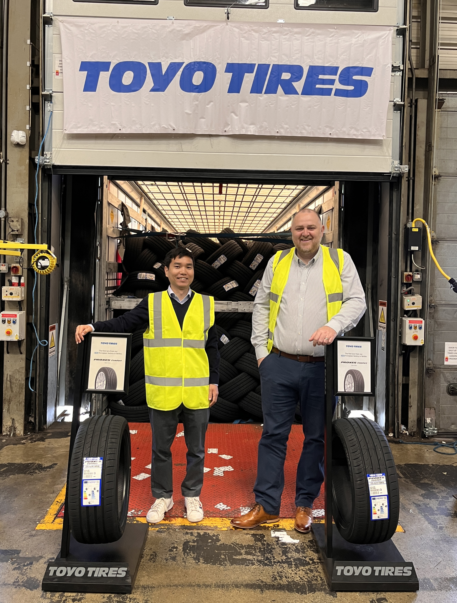 First Toyo Serbia tyres arrive in the UK