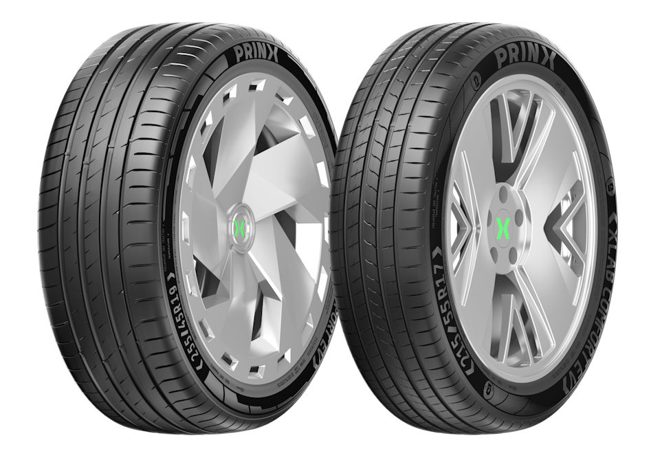 Prinx arrives with 2 EV-specific tyres