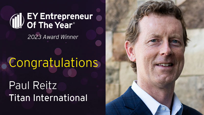 Titan’s Paul Reitz an EY Entrepreneur Of The Year