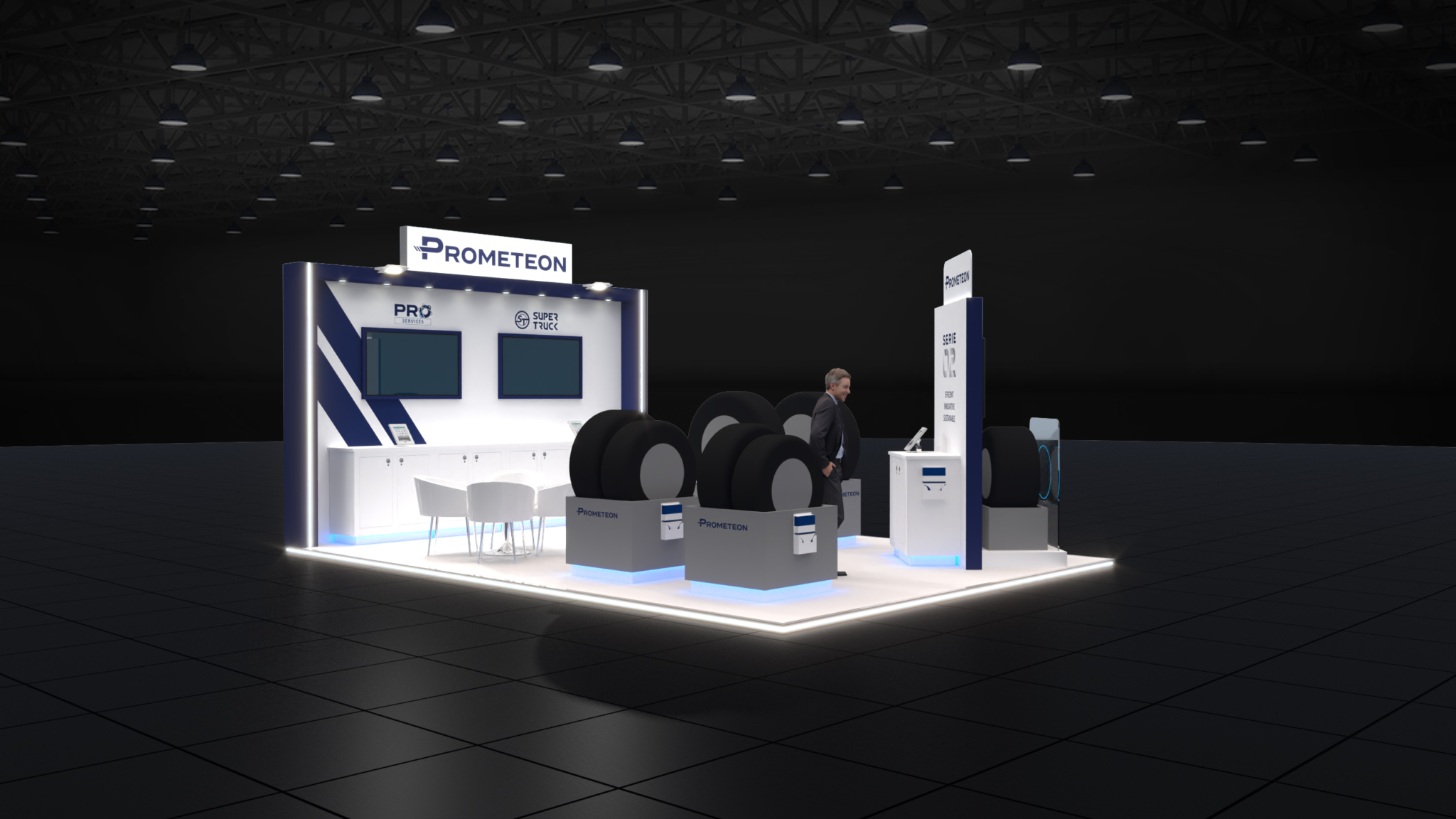 Prometeon exhibiting Serie 02 tyre range at Road Transport Expo 2023