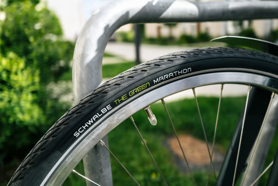 Schwalbe debuts first ‘used tyre’ bike tyre