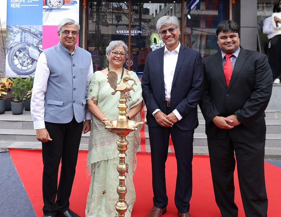 Apollo Tyres inaugurates India’s first Vredestein outlet