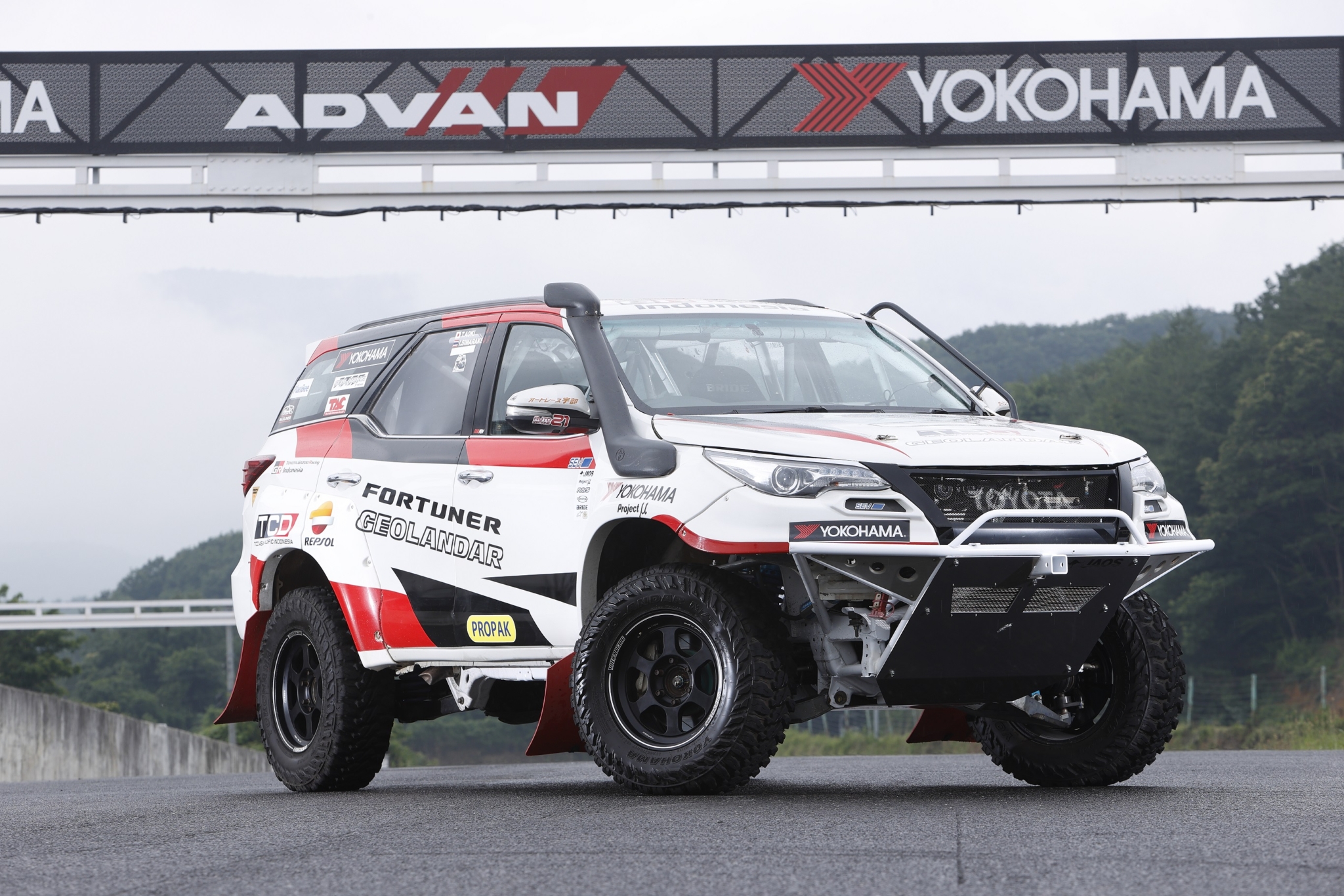 Toyota Gazoo Racing Indonesia running on Yokohama Geolandar M/T G003 tyres in AXCR