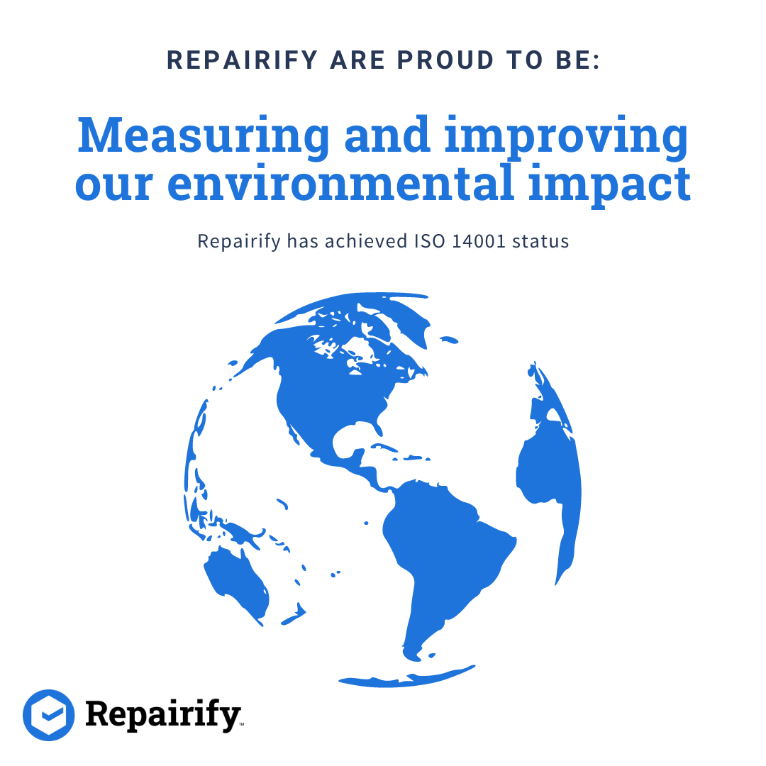 Repairify gains 14001 Environmental Certification