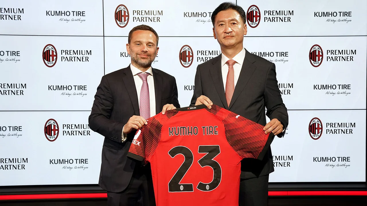 Kumho becomes Official Tire Partner of AC Milan