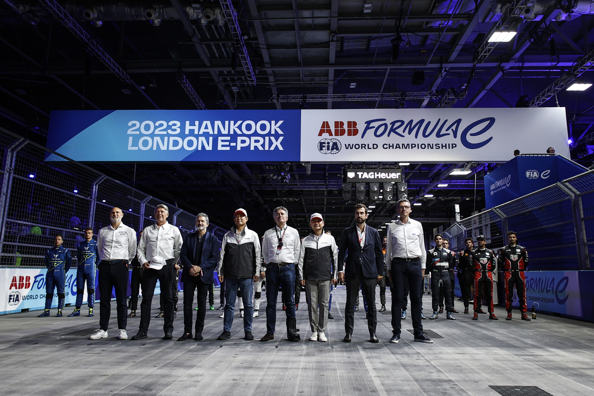 Hankook top management in London for Formula E season finale