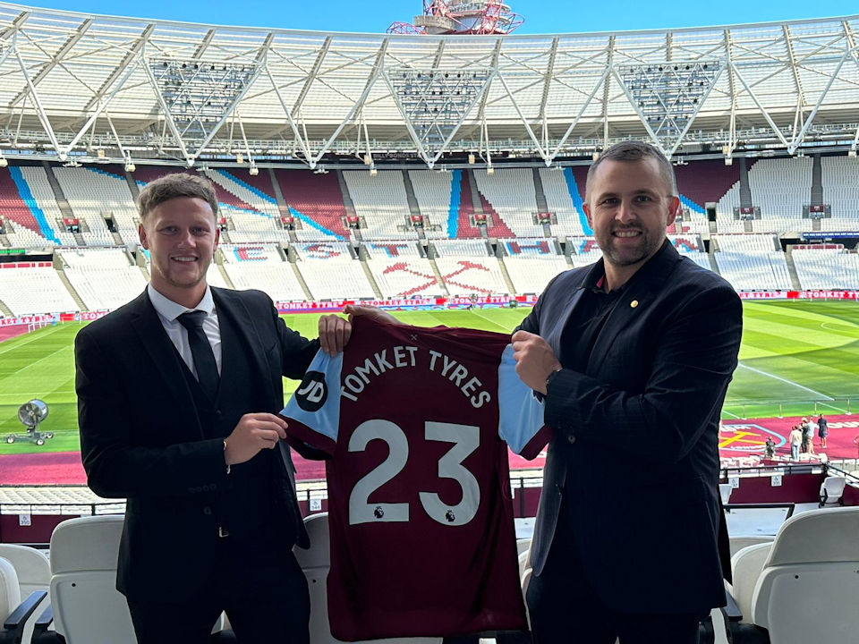 West Ham United partners with Tomket Tyres