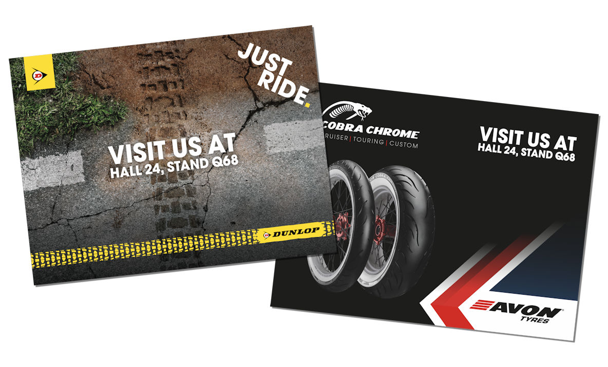 Joint EICMA presence for Dunlop & Avon