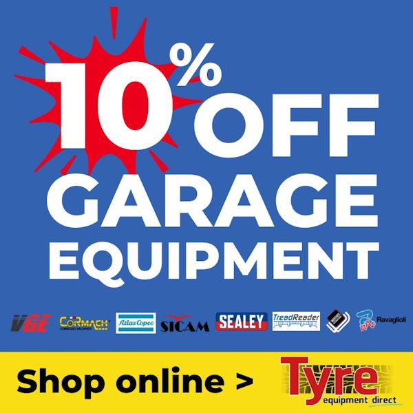 Tyre Equipment Direct offering 10% discount at new e-commerce site