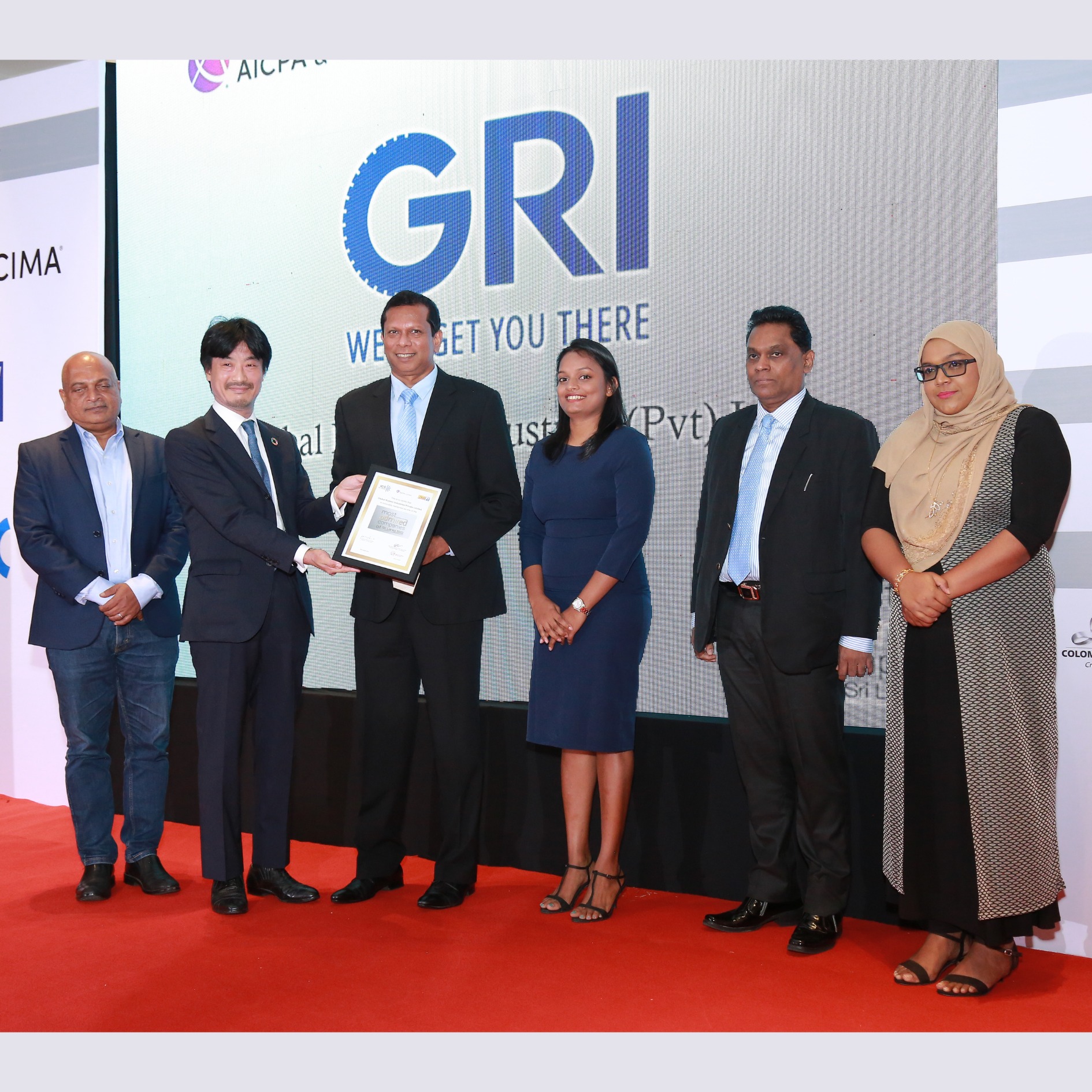 GRI wins three business awards in Sri Lanka