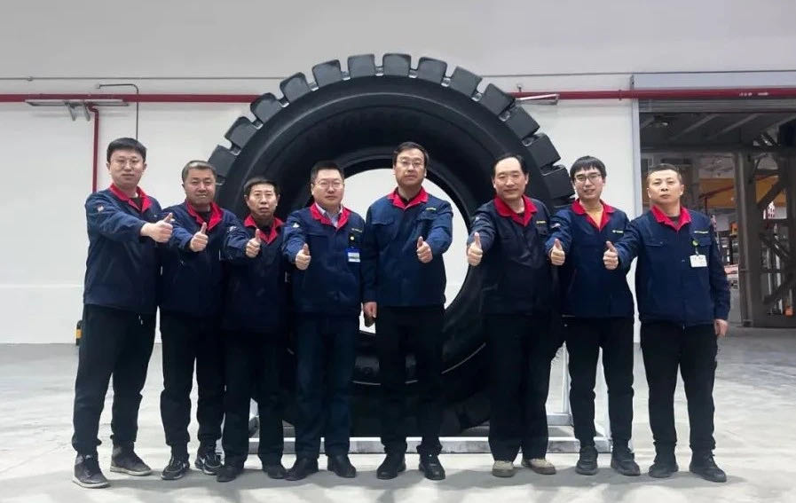 Linglong produces first 49-inch giant OTR tyre