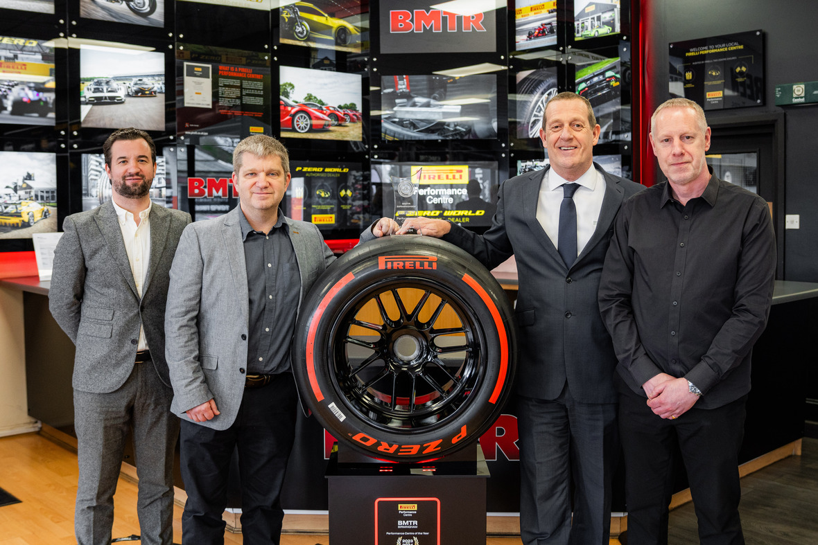 Pirelli honours BMTR Birmingham with double Performance Centre awards